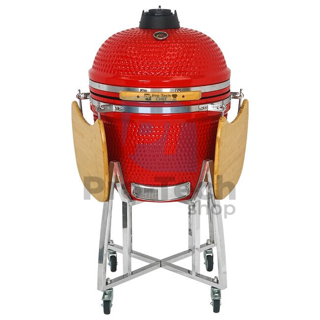 Vrtni keramički roštilj Kamado CL-23,5 crveni Pro-Tech CHEF 40513