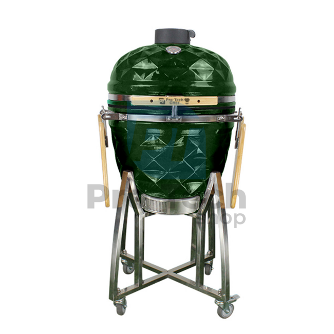 Vrtni keramički roštilj Kamado DM-18 zeleni Pro-Tech CHEF 40530